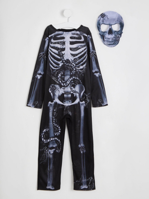 Halloween Skeleton Snake Kids Fancy Dress Costume Kids at ASDA