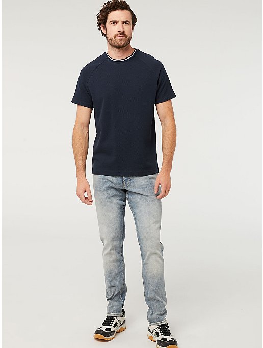 Blue Slim Light Wash Jeans | Men | George at ASDA