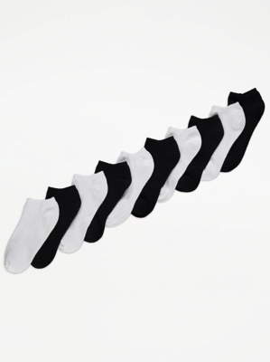 asda black trainer socks