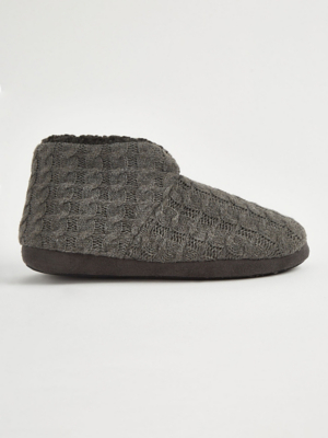 mens slipper boots asda