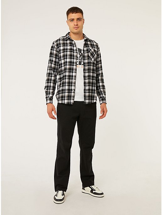 Black Drawstring Chinos | Men | George at ASDA