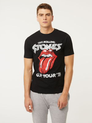 The Rolling Stones Graphic Print TShirt Men at ASDA
