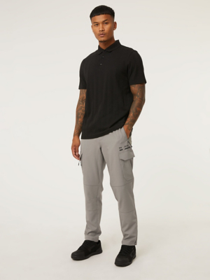 Grey Cargo Trousers Men at ASDA