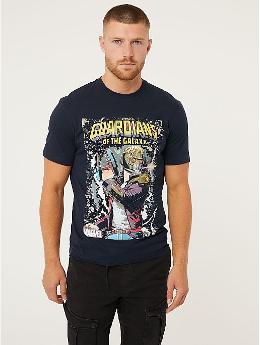 Marvel Guardians Of Galaxy T-Shirt | Men George at ASDA