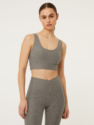 Grey Active Super Soft Crop Top Women at ASDA