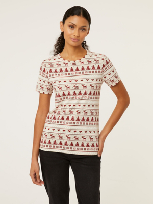 big w womens christmas t shirts