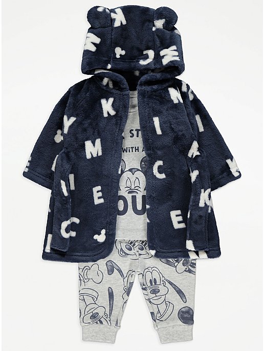 Mickey Mouse Boys Dressing Gown 