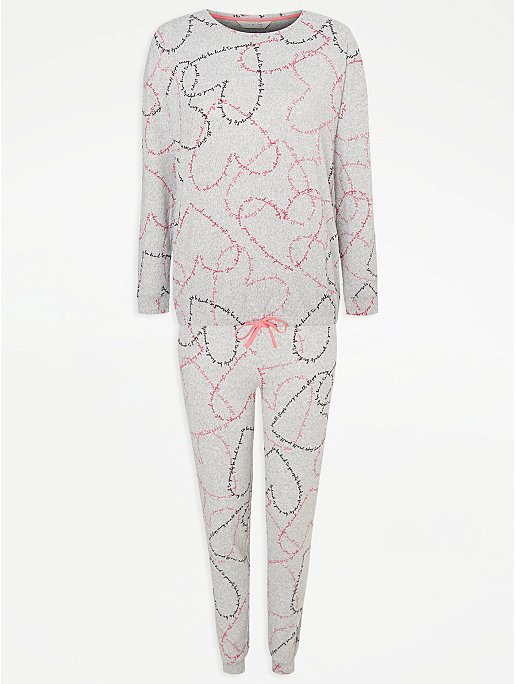 size 8-10 Asda Asda George Womens Pink Solid Polyester Top Pyjama Top Size 10 