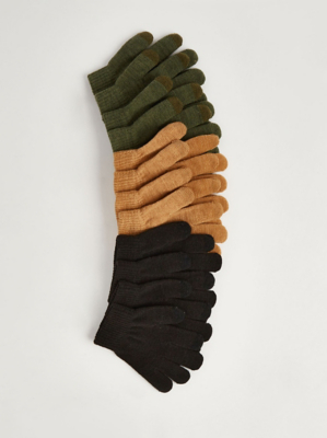 Natural Assorted Magic Gloves 6 Pack Kids at ASDA