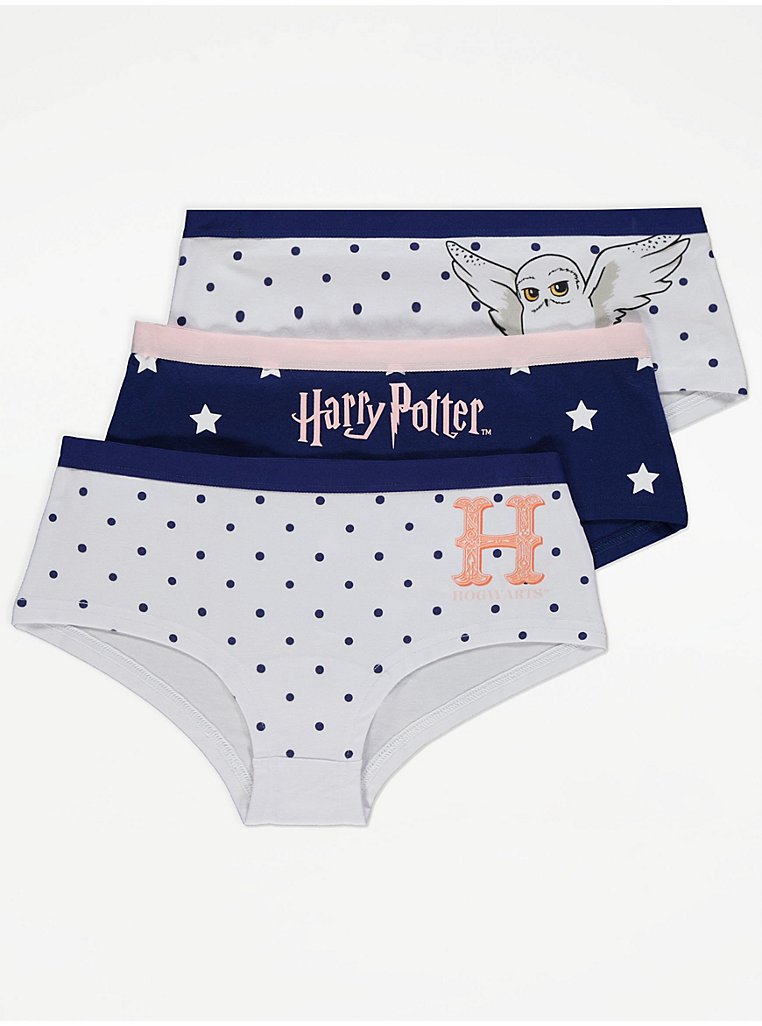 Harry Potter Polka Dot Short Briefs 3 Pack, Lingerie