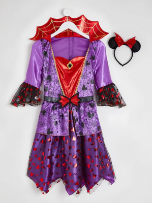 Disney Minnie Mouse Vampire Halloween Adults Fancy Dress Costume