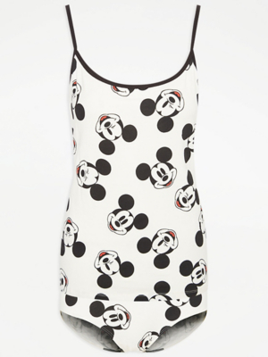 Disney Mickey Mouse Mono Vest and Knickers Set Women at ASDA
