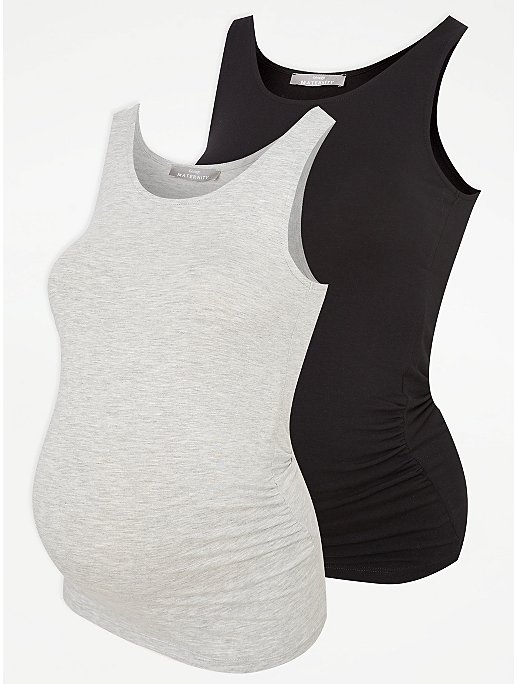Maternity Vest Tops 2 Pack | Women | George at ASDA