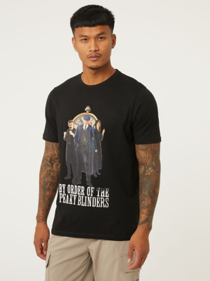 Peaky Blinders Black TShirt Men at ASDA