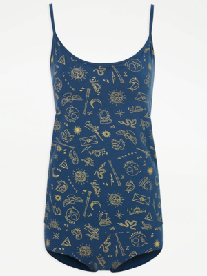 Harry Potter Blue Wizard Vest and Knickers Set | Women | George at ASDA
