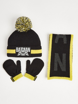 batman hat and mittens
