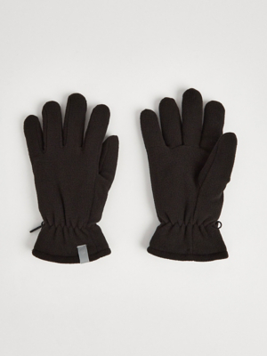 Black Fleece Gloves Men at ASDA