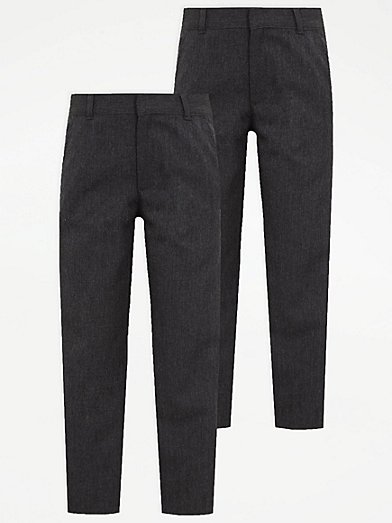 Dunnes Stores  Grey Boys' Stretch Super Skinny Trousers (9-17 years)