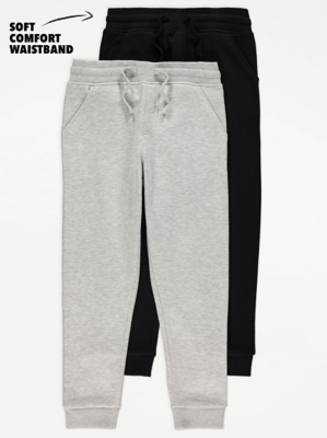 kids black joggers