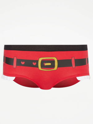 Red Mrs Claus Novelty Christmas Short Brief Sale & Offers at