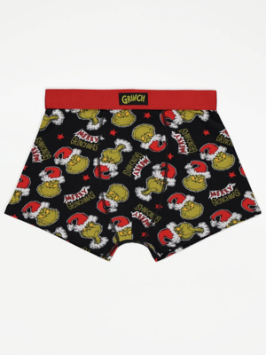 The Grinch Merry Grinchmas Trunk Boxer Shorts Men at ASDA