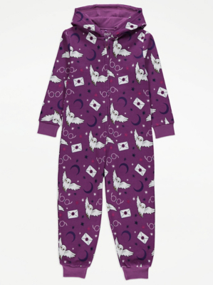 Harry Potter Purple Owl Print Onesie Kids at ASDA