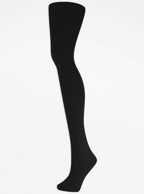 Black 300 Denier Tights Women at ASDA