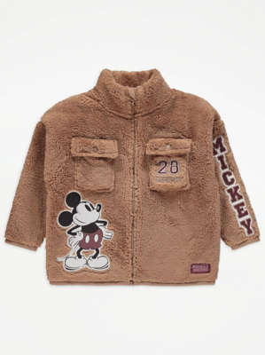 Disney Mickey Mouse Zip Through Fleece Kids at ASDA
