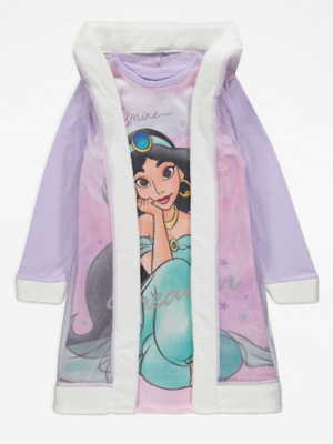 Disney Aladdin Jasmine Dreamer Nightdress and Cape Kids at ASDA