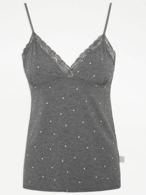Grey Star Pyjama Cami Vest | Women | George at ASDA