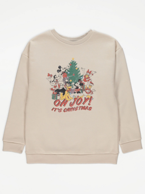 Disney Mickey Mouse Matching Family Christmas Sweatshirt | Kids | George at  ASDA