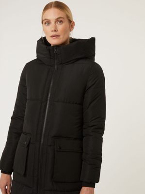 Puffer Jacket Ladies Winter Coats George At Asda Longline Coat