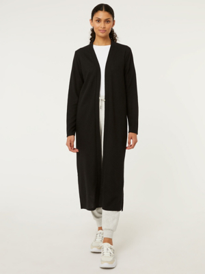 Black Longline Cardigan Women at ASDA