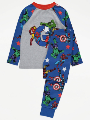 Marvel Superhero Alphabet Letter B Pyjamas