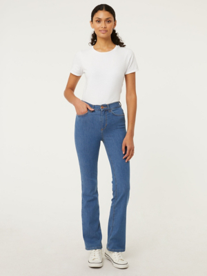 Blue Wonderfit Bootcut Jeans Women at ASDA