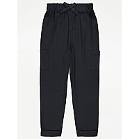 Charcoal Soft Cargo Trousers | Kids | George at ASDA