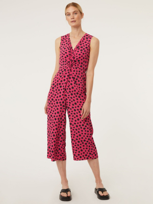 Pink Spot Sleeveless Jumpsuit Women at ASDA