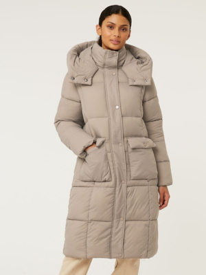 Stone Padded Longline Coat Sale & Offers at ASDA