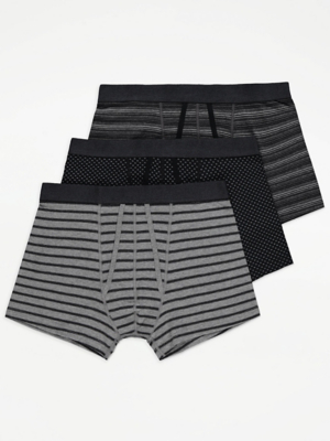 Striped AFront Boxers 3 Pack Sale & Offers at ASDA