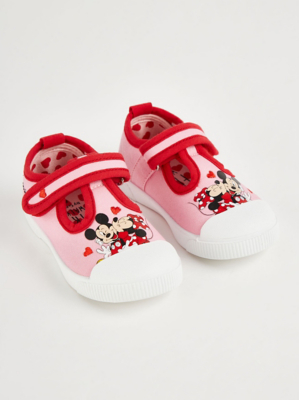 Disney Mickey & Minnie Mouse First Walkers Canvas Pumps Kids