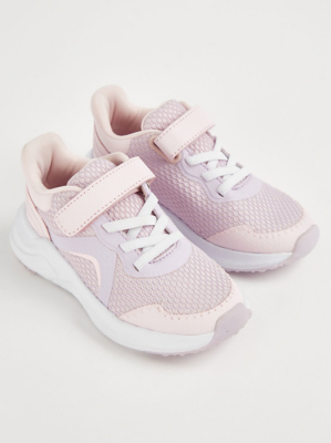 Lilac Mesh Sports Trainers Kids at ASDA
