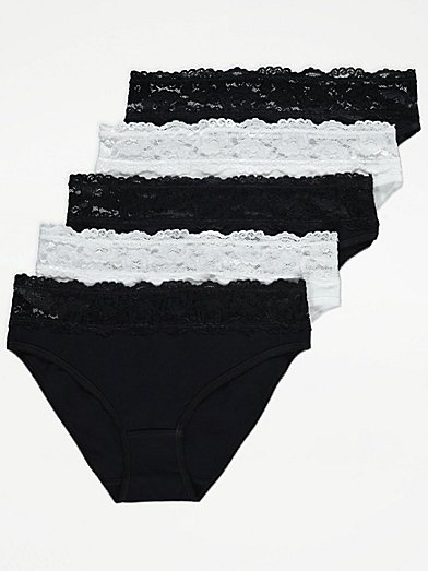 Black Lace Comfort Thongs 3 Pack, Sale & Offers