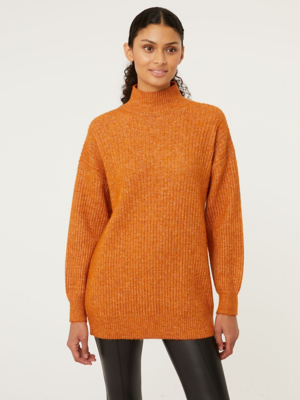 Orange Ribbed Knitted Jumper | Women | George at ASDA