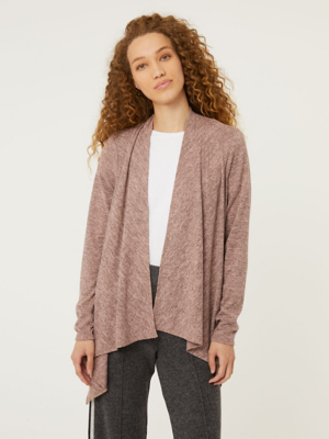 Pink Waterfall Cardigan Women at ASDA