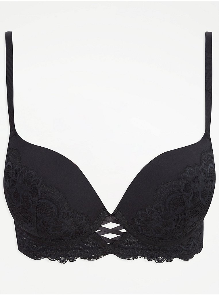 Entice Black Lace 2 Sizes Bigger Bra, Sale & Offers