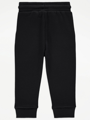 Black Plain Joggers