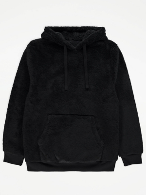 Black Fleece Loungewear Hoodie Men at ASDA