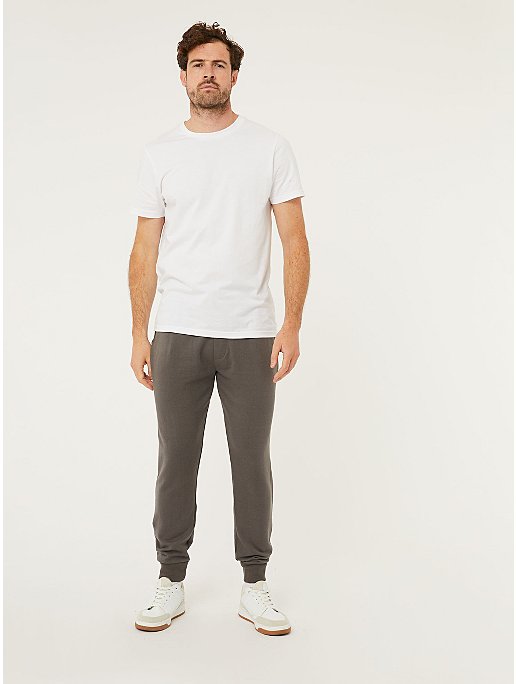 Grey Tapered Joggers | Men | George at ASDA