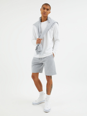 Grey Jersey Shorts Men at ASDA