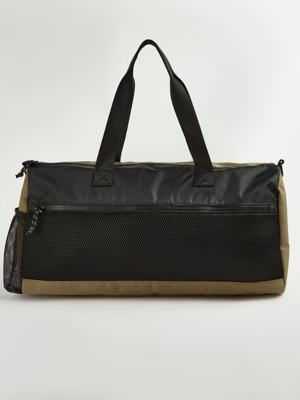 Khaki Mesh Holdall Men at ASDA